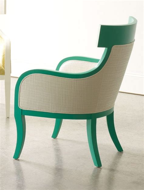 My living room has purple accents and. Emerald green and white, chair | Living room design ...