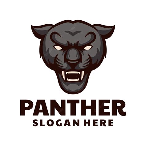 Premium Vector Panther Head Mascot Logo Design