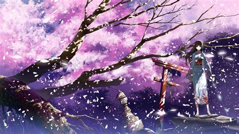 Cherry Blossom Wallpaper Anime Cherry Blossom Anime