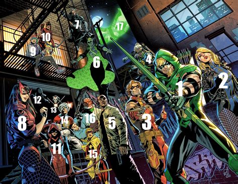 Who Are All The Characters On The Green Arrow 1 Cover Gamesradar