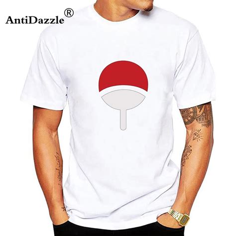 The Uchiha Clan T Shirt Brand Men Anime Naruto T Shirts New Summer