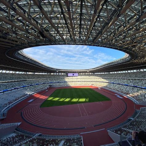 The Japan Times The Newly Built National Stadium Which Will Serve As