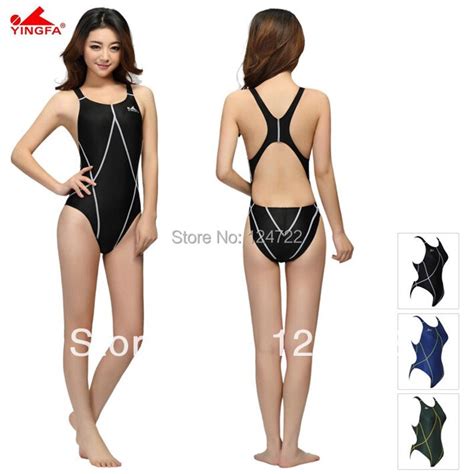 yingfa high quality one piece training waterproof chlorine resistant women s swimwear plus size