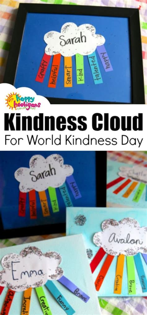 We should realize that kindness activities for elementary students are important just like teaching math, english and other subjects to them. Framed "Kindness Cloud" Craft for World Kindness Day ...