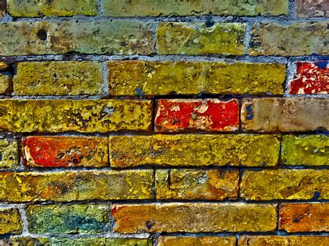 Brick Wall Background Saturated Free Stock Photo Public Domain Pictures