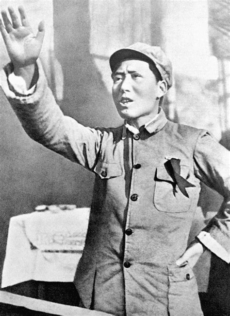 Mao Zedong Leader Of The Chinese Communist Party Speaking In 1938 687 X 942 Rhistoryporn