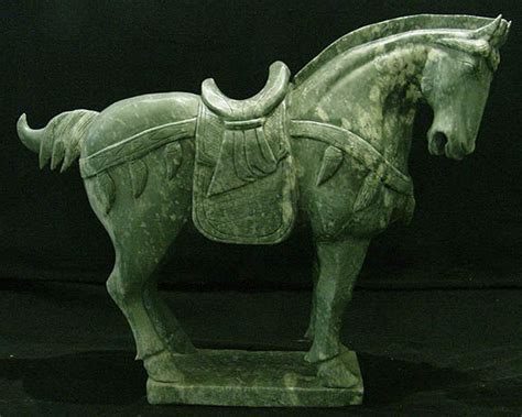 Jade Tang Horse Jade Horse Ancient Chinese Art Chinese Jade Horse