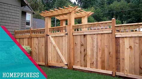 Wrought iron yard fencing (or an aluminum alternative) allow ventilation while also protecting your property. (LATEST DESIGN) 50+ Wood Fence Ideas 2017 - I Love DIY - How To DO iT YourSelf