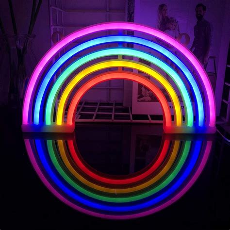 Original Rainbow Bedroom Neon Light Etsy