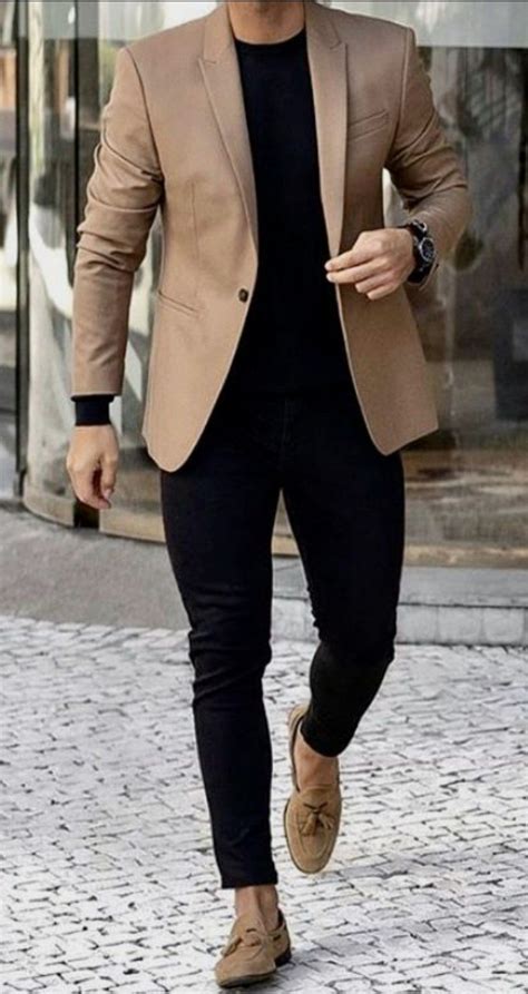 Mens Casual Suits Mens Business Casual Outfits Blazer Outfits Men