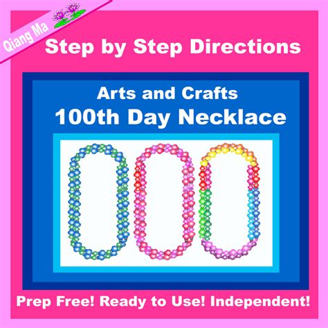 100th Day Necklace Made By Teachers