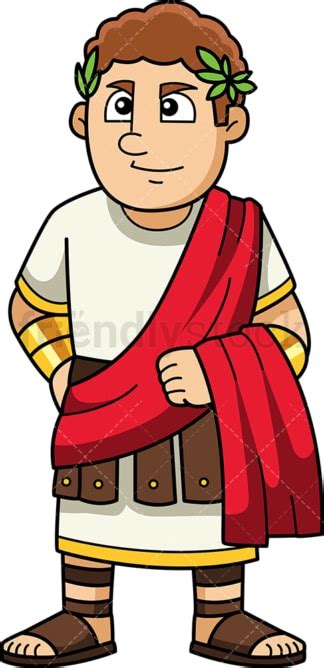 Julius Caesar Cartoon Clipart Vector Friendlystock