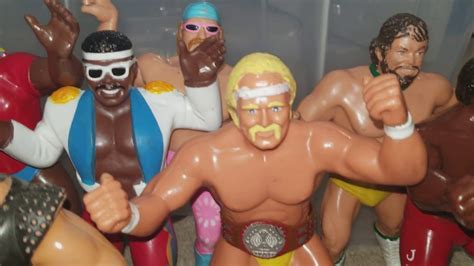 S Ljn Wwf Wwe Rubber Wrestling Figures Collection Youtube