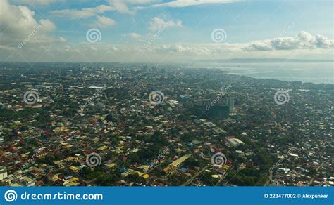 Aerial View Of The Davao City Stock Photo Image Of Mindanao Avenue