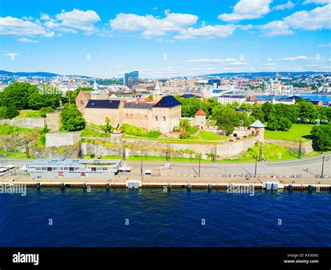 Akershus Fortress In Oslo Norway Akershus Festning Is A Medieval
