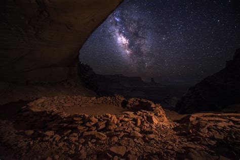 Milky Way Rising Over False Kiva In Canyonlands National P Flickr