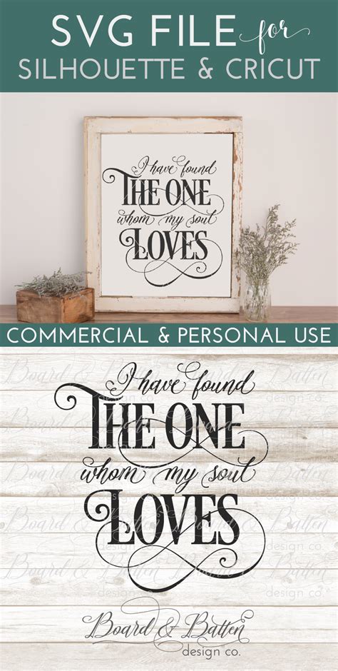 Download I Have Found The One Whom My Soul Loves SVG Files WS5 ...