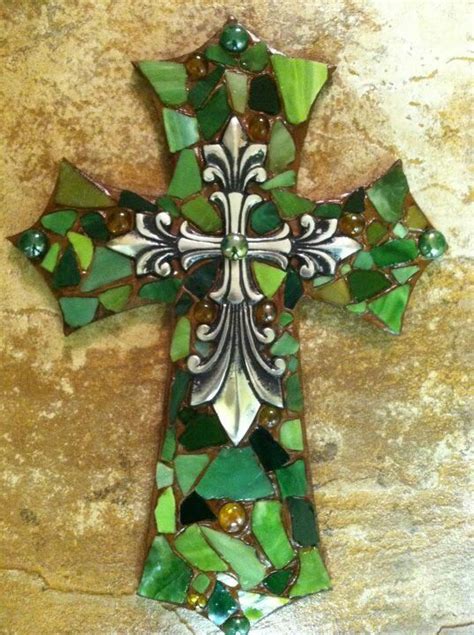 Cross Art Mosaic Crosses Cross Crafts