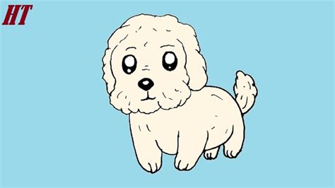 How To Draw A Maltese Dog Step By Step