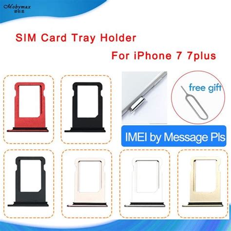 Imei number or, in some cases, meid number is a number that identifies your phone. Can Customize IMEI Number Nano SIM Card Tray Holder For iPhone 7 7 Plus 7plus SIM Holder Slot ...