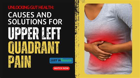 Unlocking Gut Health Causes And Solutions For Upper Left Quadrant Pain