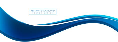 Blue Smooth Wave Background Design Download Free Vector Images
