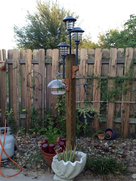 Gardening Ideas Solar Lamp Post Solar Lights Diy Backyard