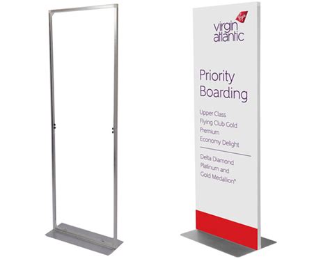 Free Standing Signage Internal Information Sign Stands Ral Display
