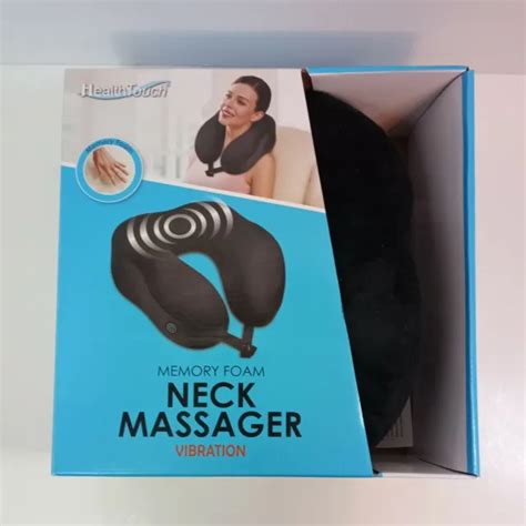 New Health Touch Neck Massager Vibration Relief Neck Massage Black 1995 Picclick
