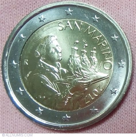 2 Euro 2017 Euro 2002 Present San Marino Coin 42400