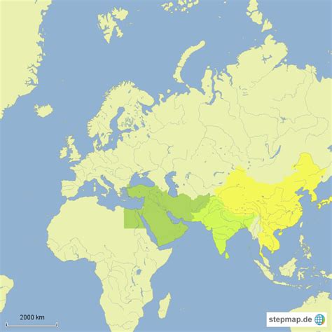 Stepmap Orient Landkarte Für Asien