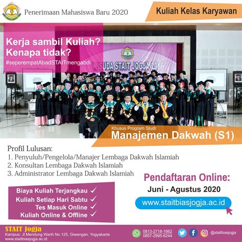 Sebelum kamu membuat keputusan, ketahui dulu 6 pertimbangan penting yang harus kamu pikirkan! Kerja sambil Kuliah? Kenapa Tidak? Ayo DAFTAR Program ...
