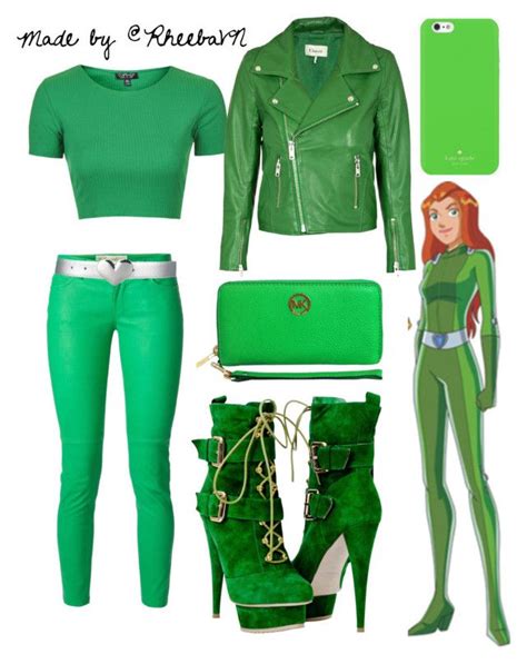 Sam Totally Spies 1 By Rheebavn Liked On Polyvore Disney Prom Dresses Spy Outfit Disney