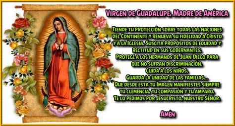 Rayitos Del Alma OraciÓn A La Virgen De Guadalupe
