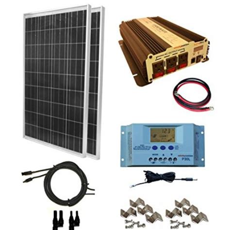 You'll need to purchase batteries separately if you want to add storage to your system. Complete 200 Watt Solar Panel Kit with 1500W VertaMax ...