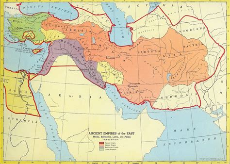Ancient Empires Map History Map Historical Timeline