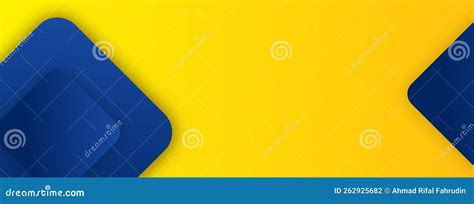 Yellow and Blue Accent Background Design . Vector Illustration Stock