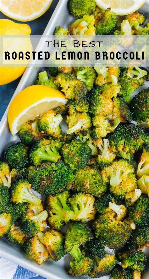 roasted garlic lemon broccoli is an easy side dish that s ready in less than 30 minutes with