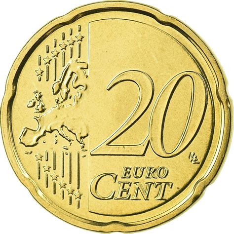 20 Euro Cent Germany Federal Republic 2007 2023 Km 255