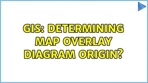 Gis Determining Map Overlay Diagram Origin Youtube