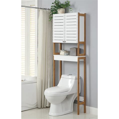 Measuring 22 by 67 approx., you get a lot of room over your toilet. OIA Rendition 23.62" x 70.25" Free Standing Over the ...