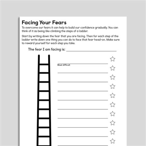 Facing Your Fears Cyp Psychology Tools