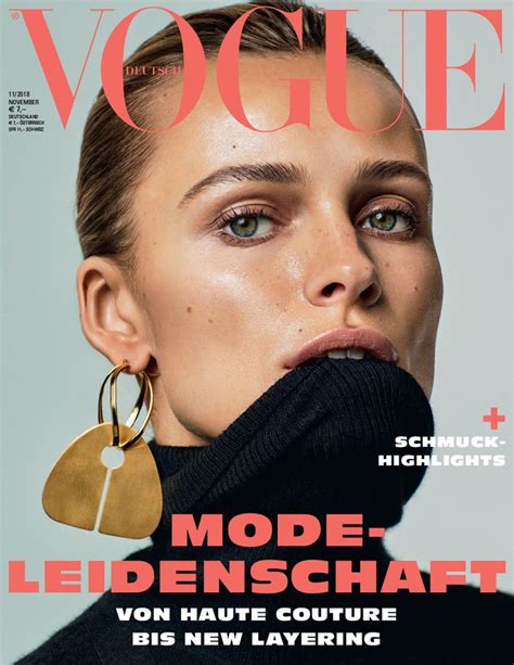Vogue Germany November 2018 Cover Vogue Germany