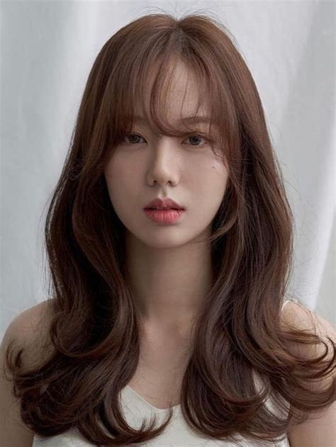 Korean See Through Bangs For Long Hair Wispy Bangs Side Bangs See