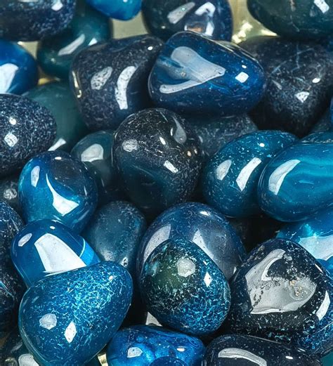 Buy Blue 1 Kg Decorative Onyx Pebbles By Stone And Beyond Online