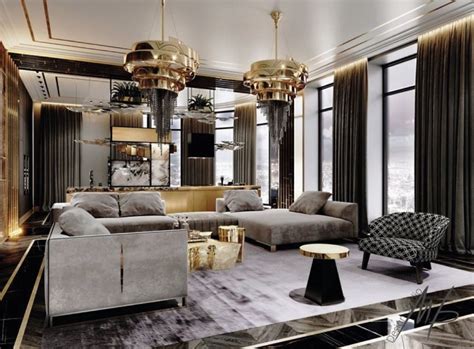 Lanai Luxury Black Crystal Pendant | Luxury living room, Luxury interior, Luxury living room decor