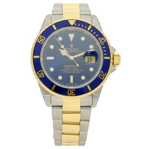 View our rolex collection here. Rolex Submariner 16613 - Second Hand Mens Watch - Blue ...