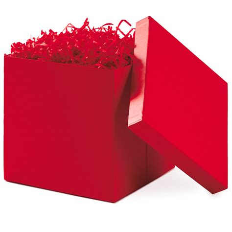 71 Square Red T Box With Shredded Paper Filler T Boxes Hallmark