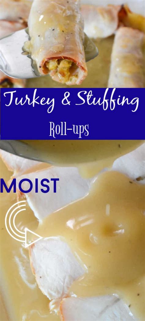 Maybe you would like to learn more about one of these? Turkey Stuffing Roll-Ups with Gravy | Recipe in 2020 ...