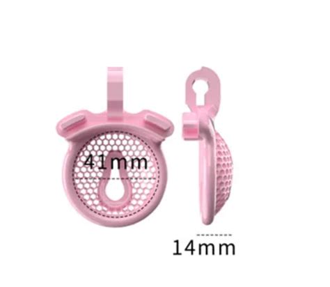 Small Pink Vaginal Chastity Cage For Sissy Cute Pink Cockcage Clit Cage Training Slave